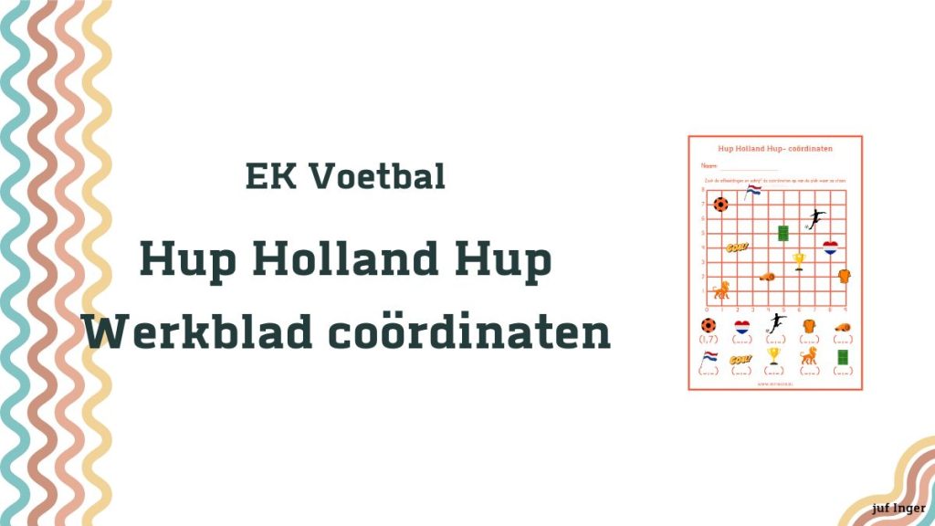 Hup Holland Hup Werkblad coördinaten