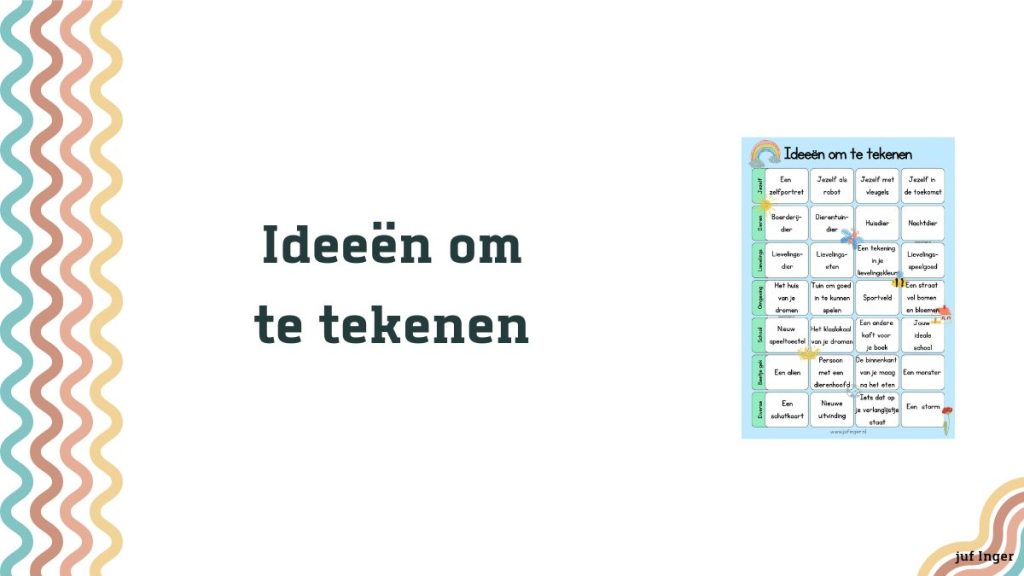 Ideeën om te tekenen