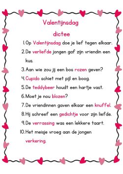 valentijnsdagdictee