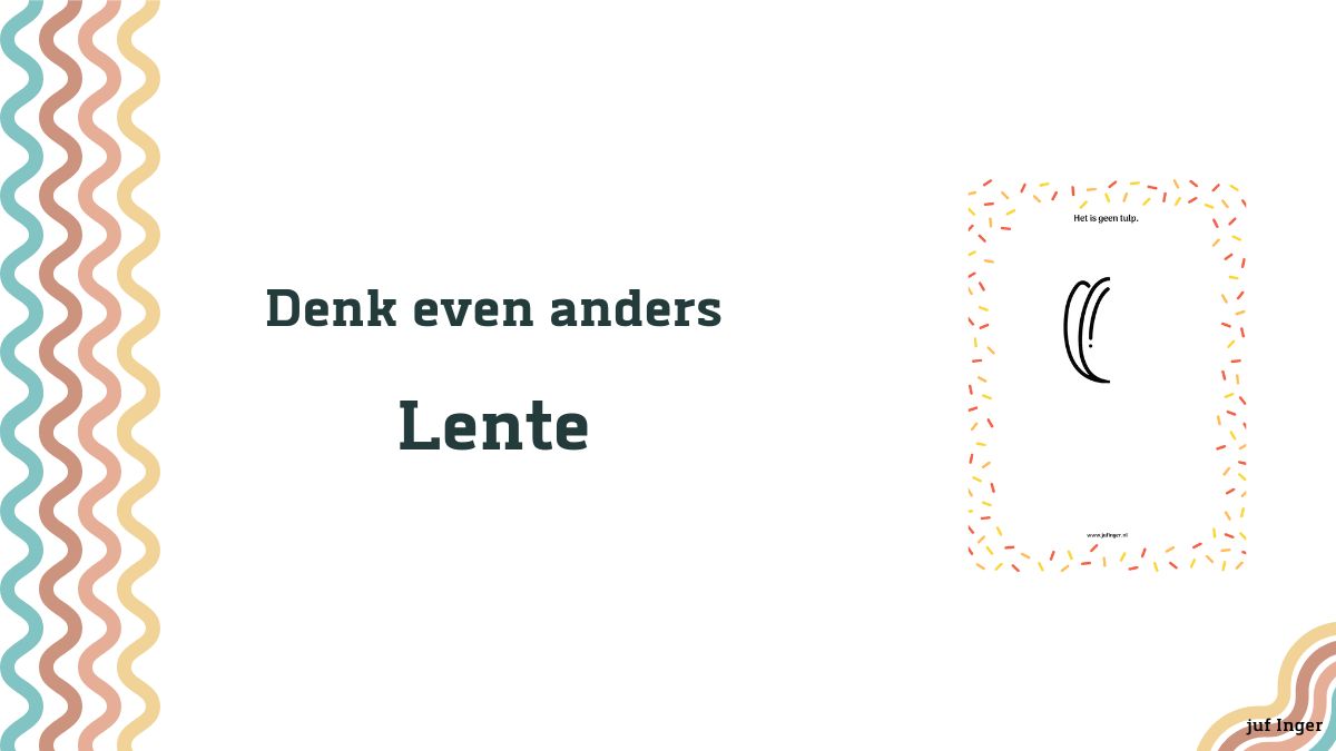 denk even anders - lente